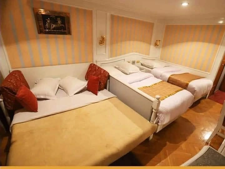 Cabin aboard the MS Sultan Hassan Nile Cruise Nile cruise